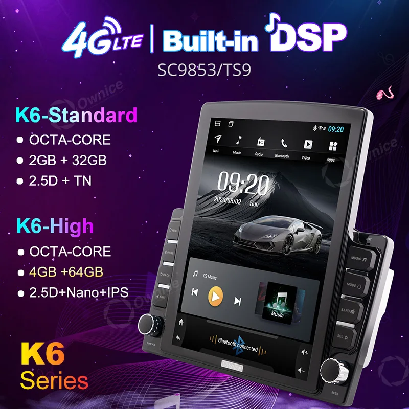 Ownice Android 10 0 автомобильное радио для Toyota Land Cruiser 11 200 2007 - 2015 GPS 2 Din Авто Аудио система