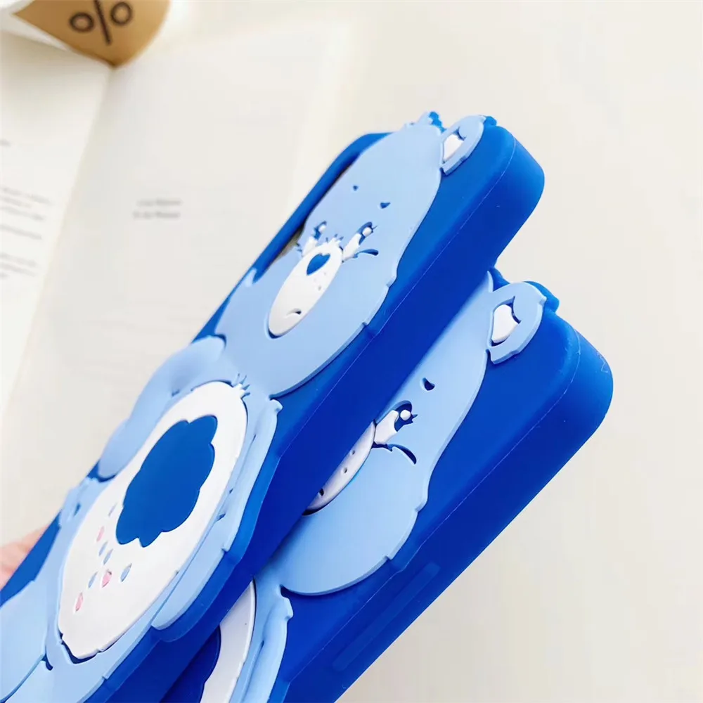 Милый Care Bears чехол для телефона для huawei P20 P20pro P30 P30pro mate 20 mate 20pro mate 20x Прекрасный Шарм мягкая накладка на заднюю панель из силикона с откидной крышкой