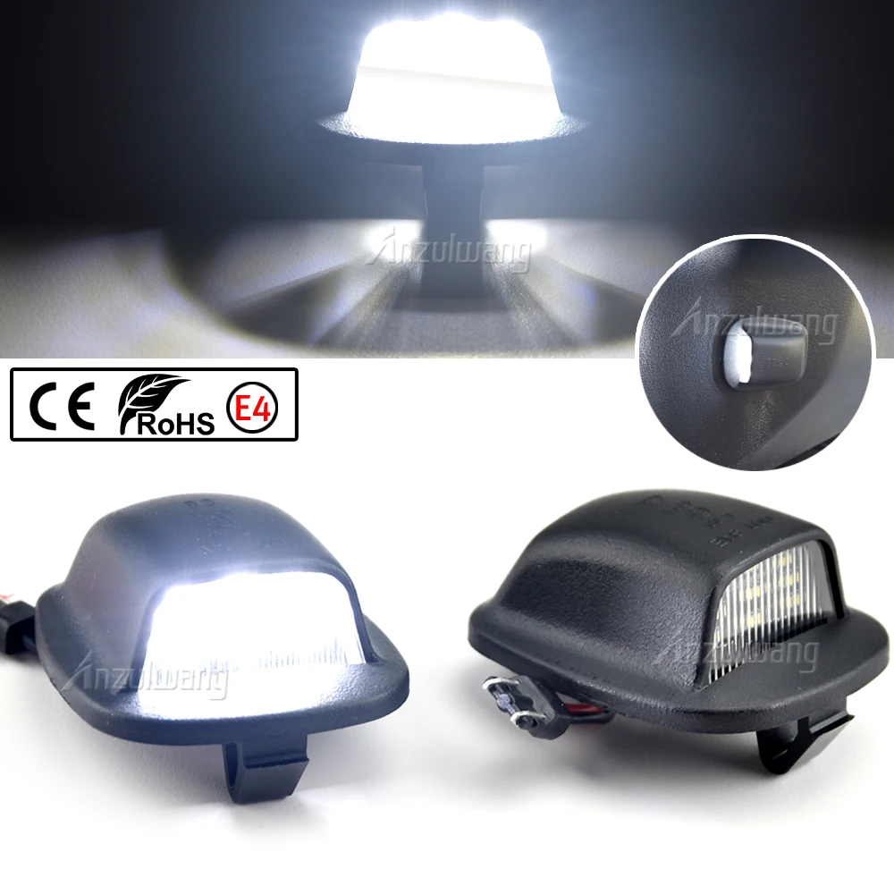 

2Pcs LED License Number Plate Light Lamps White Light For Nissan Xterra Frontier 1998 1999 2000 2001 2002 2003 2004 265109Z400