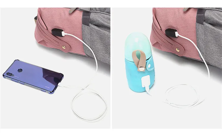 USB Водонепроницаемый рюкзак для детских колясок, подгузник для мам, подгузник для беременных женщин, многофункциональная сумка для путешествий, изоляционная сумка для кормления