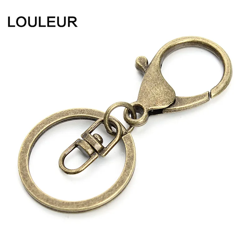 LOULEUR 5 шт./лот античная бронза KC золото Цвет Омаров застежки крючки ключи цепочки Ключи Кольца Винтаж DIY ювелирные изделия материал фурнитура