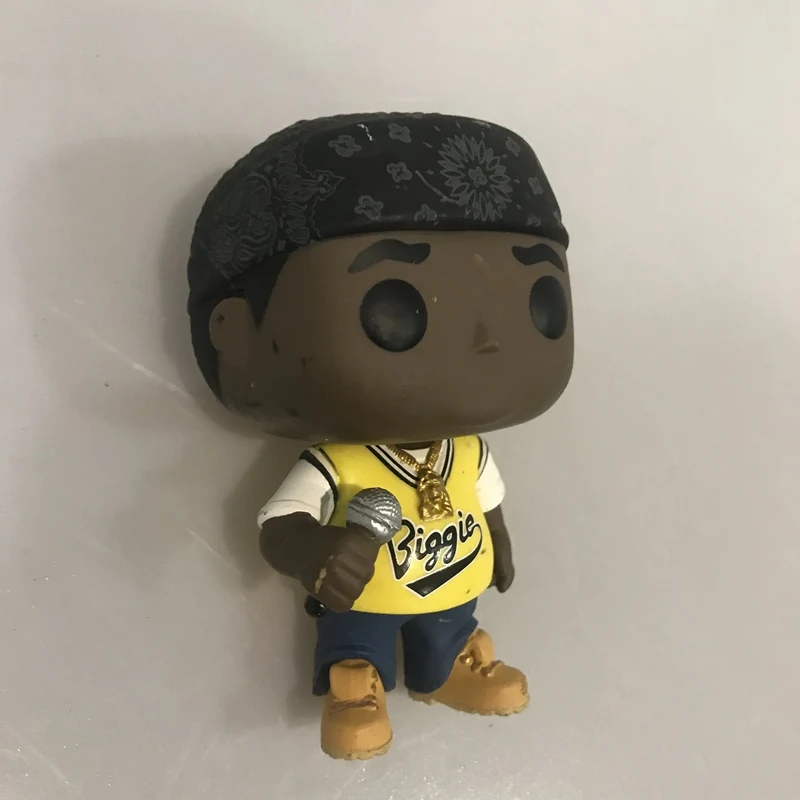 

Exclusive Original Secondhand Rocks: Notorious B.I.G. w/ Crown Action Figure Collectible Model Loose Toy No box