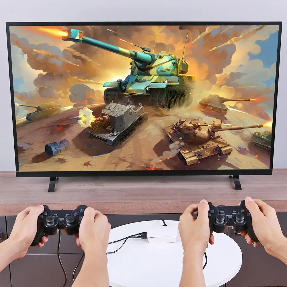 16000 в 1 128G четырехъядерный ТВ игровой ящик для Rraspberry Pi с USB Проводные пульты