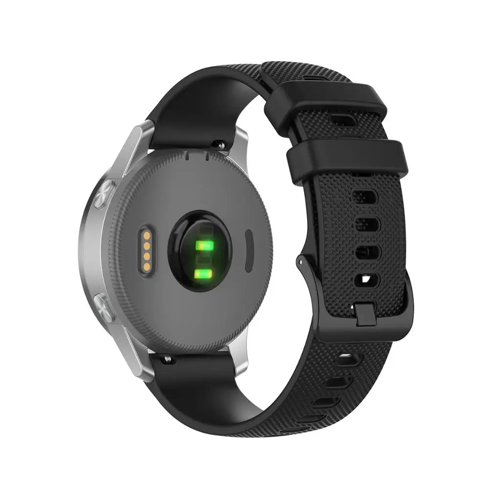Ремешок для Fossil Q Venture Watch Band 18 мм черный быстросъемный браслет Gen 3 HR Women's 4 Sport |