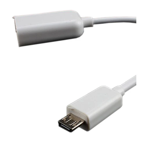 USB линии передачи данных OTG MICRO телефонные usb Кабель-адаптер (белый) | Электроника
