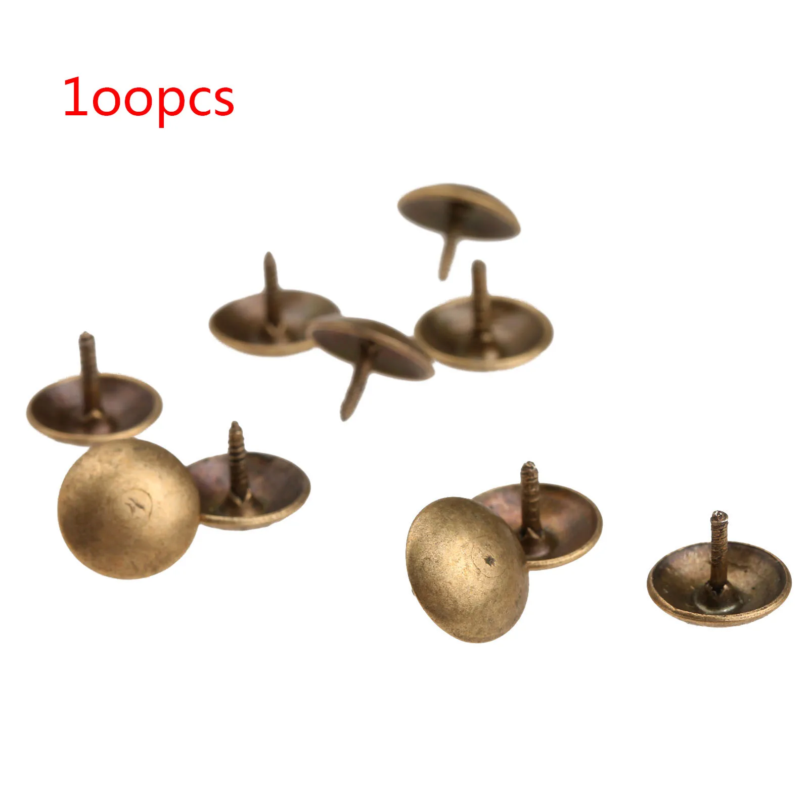 100 шт. железная Античная бронзовая обивка для ногтей Сумочка ювелирных изделий