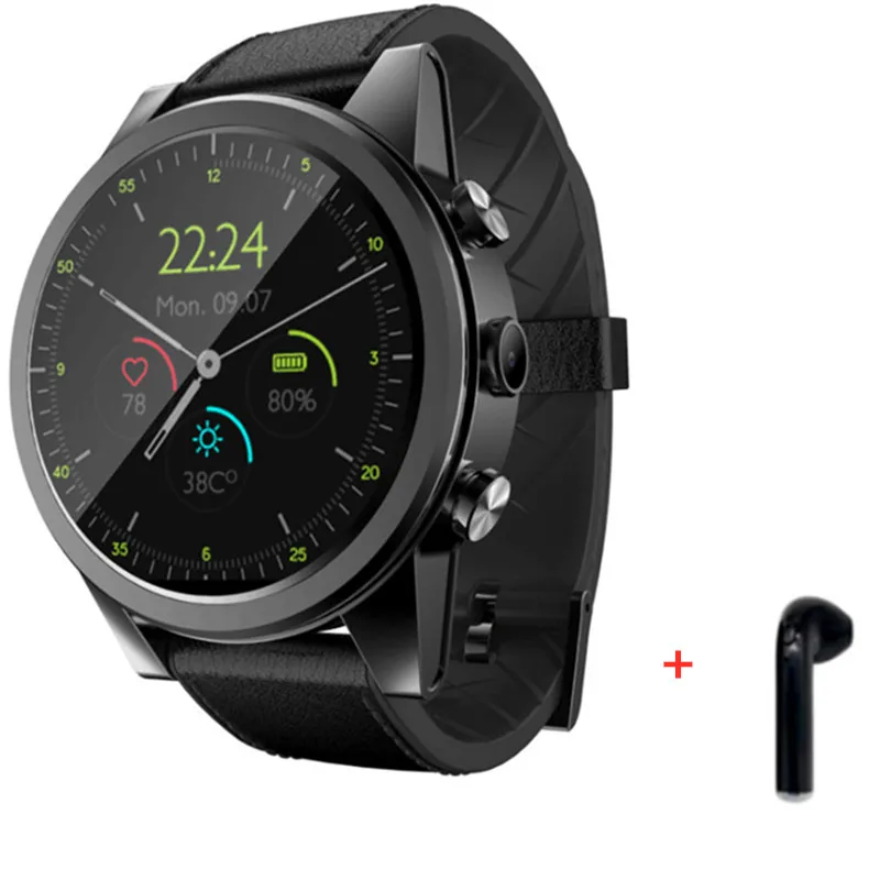 Новые смарт-часы 4g X360 Android 7,1, wifi, 3 ГБ+ 32 ГБ, с gps, 2-мегапиксельной камерой, шагомером, монитором сердечного ритма, батареей 600 мАч, мужские умные часы