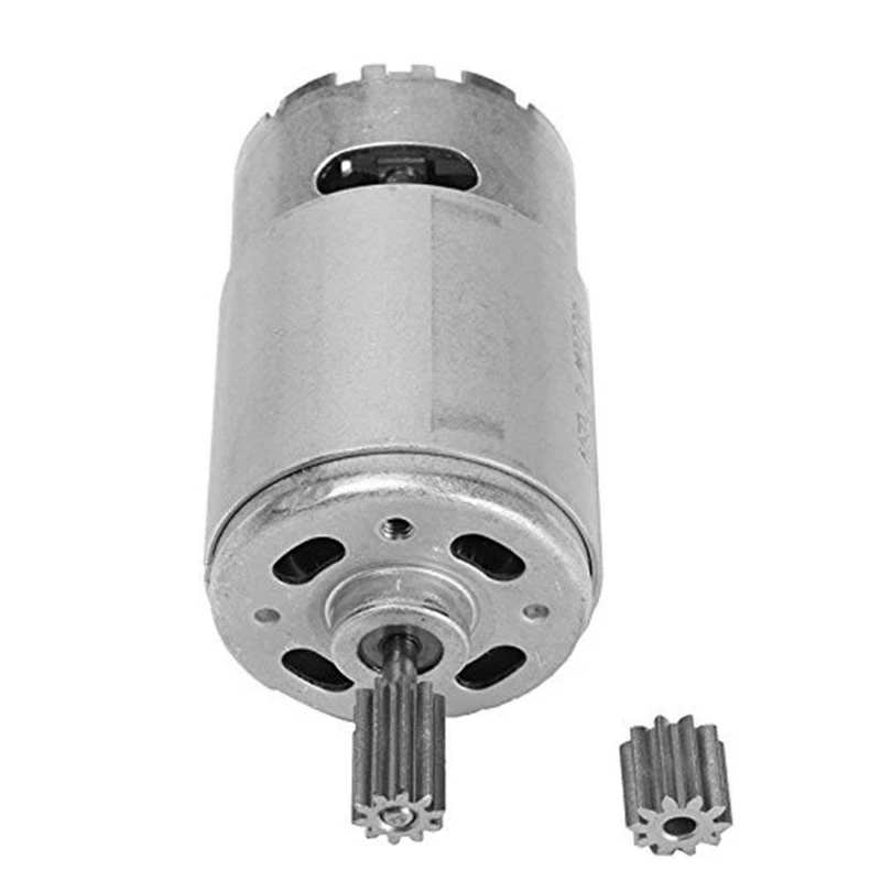DC Motor 12V 30000 RPM for Children Electric Car RC Ride Baby RS550 Gearbox 10 Teeth Engine | Инструменты