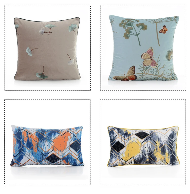 Супер красота изысканность экстравагантные фланелеты вышитые наволочки твердые