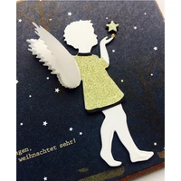 metal cutting dies angel stencils for diy scrapbooking embossing paper cards die cuts photo album making craft