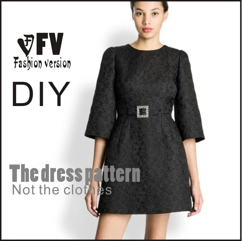 Платья Декоративный Шов Вырезания по шаблону для рисования одежда &quotсделай