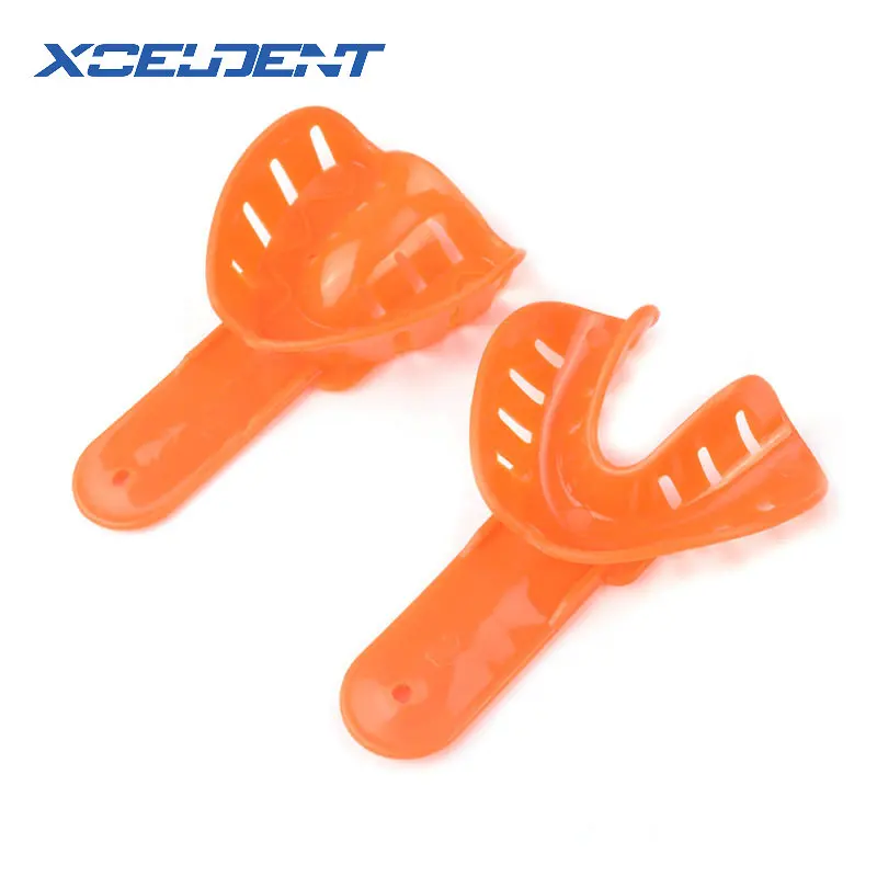 12 шт одноразовые стоматологические впечатления лотки модель зубного протеза