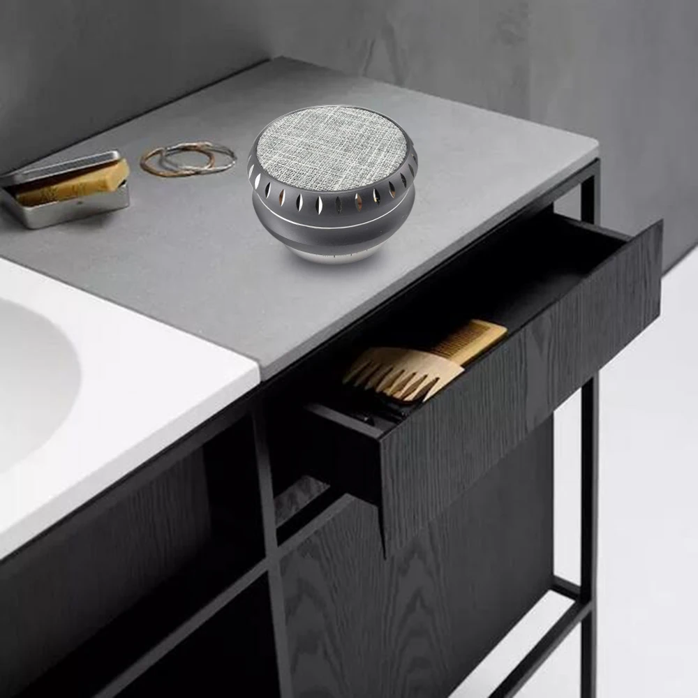 R12U Беспроводная Bluetooth колонка с тканевой поверхностью сабвуфера звукового оборудования FM-радио USB/TF-карта/аудиовход/голосовые вызовы.