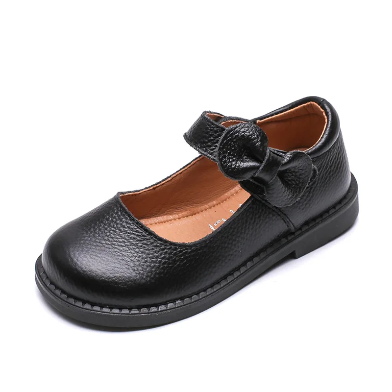 

Autumn new girls Geniune leather shoes baby single shoes cowhide performance shoes children princess shoes girls leather shoes
