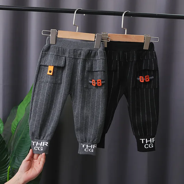 Sport New Spring Autumn Baby Clothes Children Boys Sport Letters Long Pants Toddler Casual Clothing Infant Cotton Kids Trousers 1