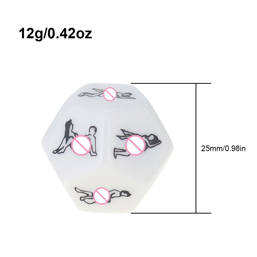 12-сторонние Забавные эротические игральные кости эротический крэпс секс