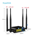 Huastlink 4G Роутер с SIM-картой 300M Hotspot 4G антенна CPE 32 пользователя беспроводной 1WAN 4LAN Openwrt промышленный роутер HC311