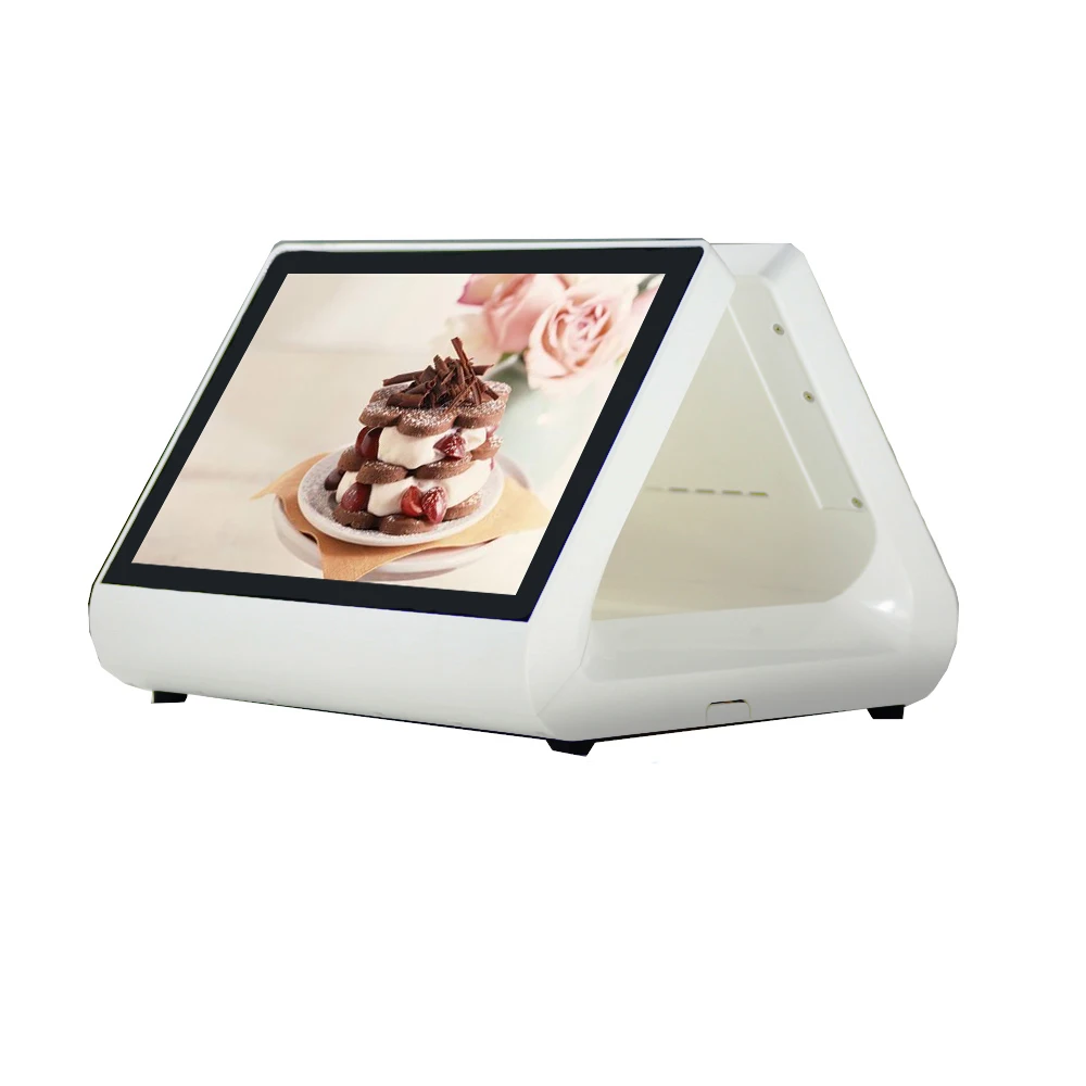 Двойной экран 12 &quot+ 12&quot EPOS терминал POS системы Сенсорный кассовый аппарат Windows