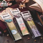 Mr. Бумага 8 видов конструкций 10 шт.пакет; Узор бабочки и любовь серия книг Творческий рук DIY Декор закладки студенческие канцелярские принадлежности