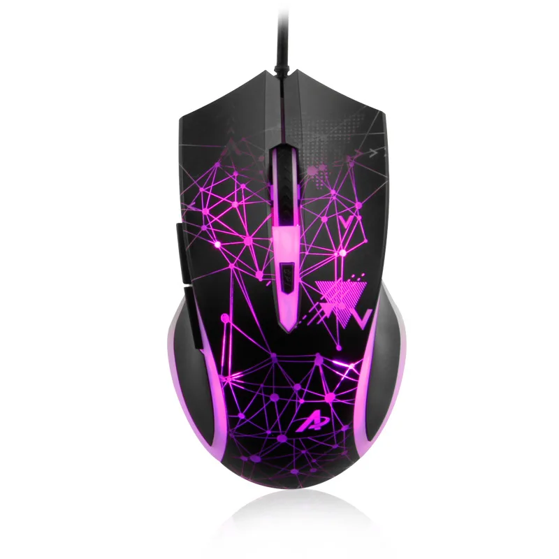 

AJ119 Four-color Backlit Gaming Mouse E-sports Jedi Survival Eating Chicken League of Legends Wired Mouse