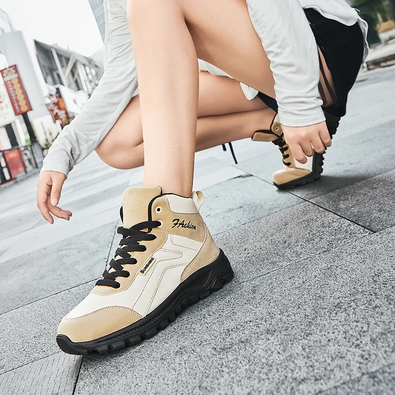 Fashion Women Sneakers Comfortable Breathable PU Walking Shoes Lace Up Casual Shoes