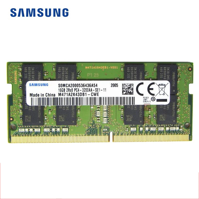 

Оперативная память SAMSUNG DDR4, ОЗУ 8 ГБ, 16 ГБ для ноутбука, 3200 МГц, 1,2 в, модуль памяти DIMM для ноутбука 32 ГБ, 8 ГБ, 16 ГБ, 260-Pin, 1,2 в