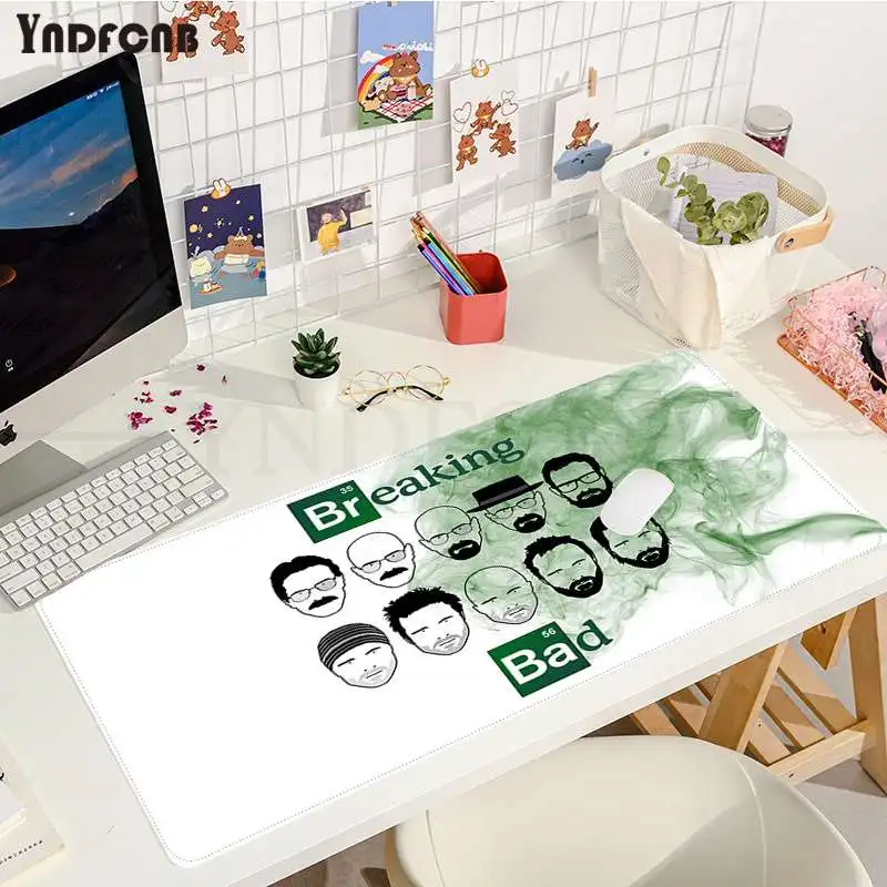

Breaking Bad 2020 New Office Mice Gamer Soft Mouse Pad Size for L XL game Customized mouse pad for CS GO PUBG