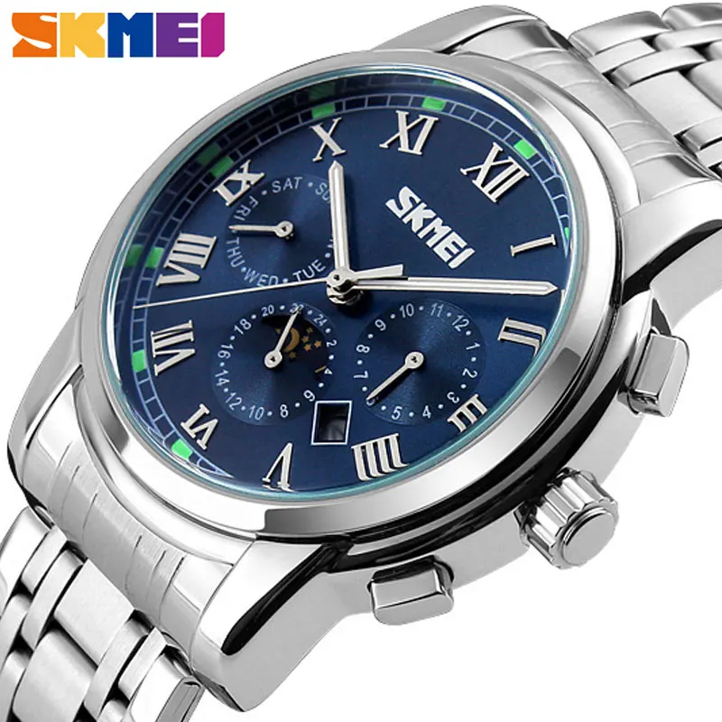 Часы наручные SKMEI naviforce Мужские кварцевые спортивные водонепроницаемые из