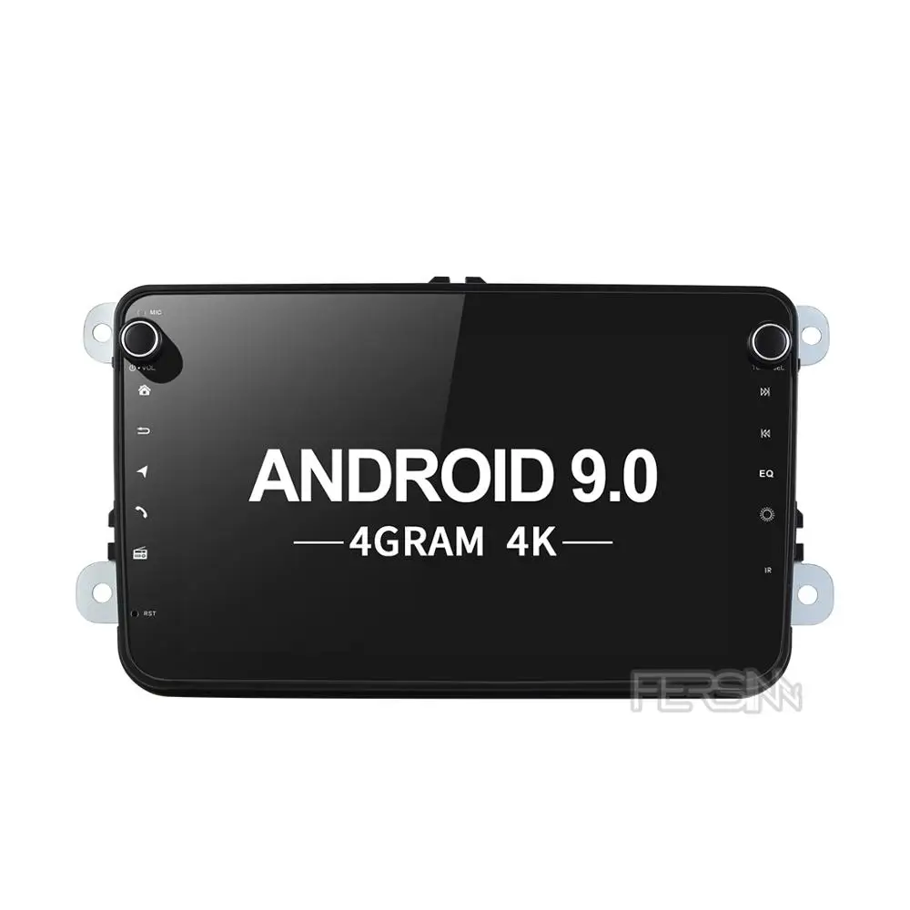 Автомобильный dvd плеер PX6 с gps навигацией android 9 0 для skoda volkswagen golf polo tiguan passat 2