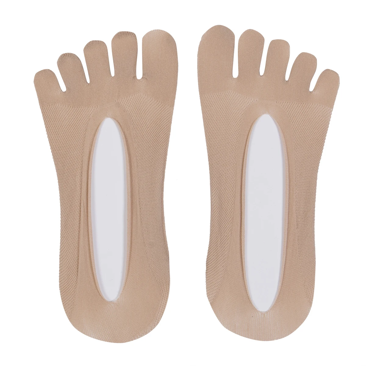 Носки хлопковые с 5 пальцами для мужчин и женщин Нескользящие однотонные балета