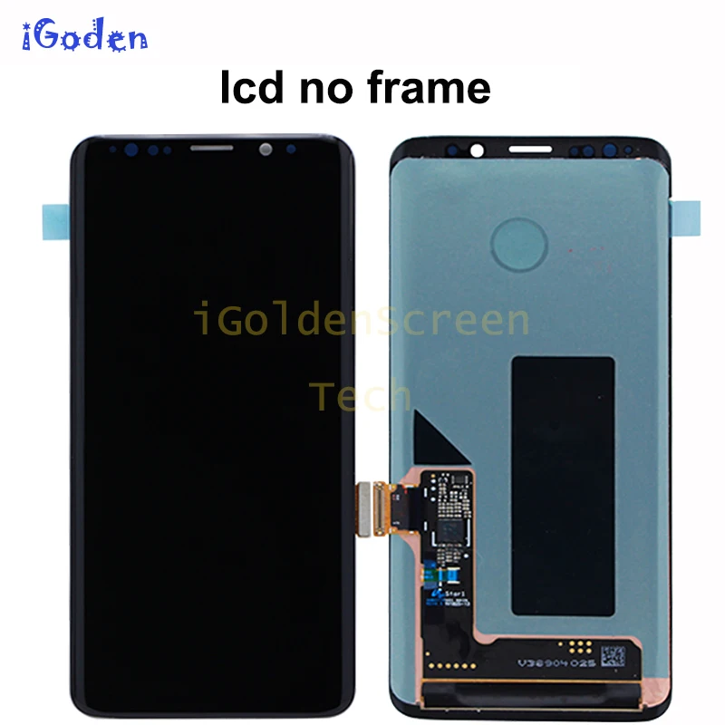 Super AMOLED LCD 5 8 &quotдля Samsung S9 ЖК-дисплей кодирующий преобразователь сенсорного экрана