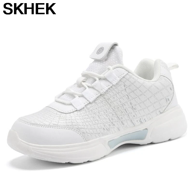 SKHEK/Новинка Детские светящиеся кроссовки с USB подсветкой Детская обувь Тапочки