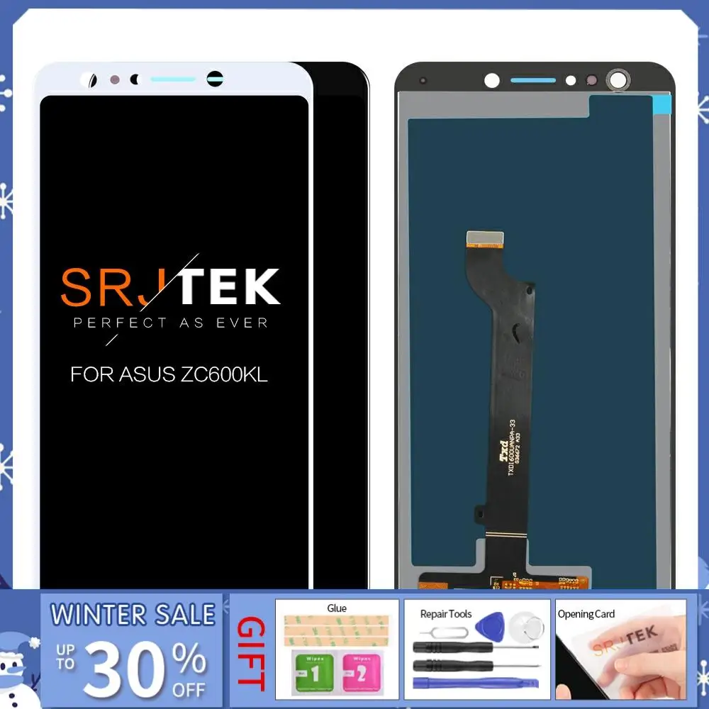 Оригинальный 6 0 '&#x272160x1080 ips дисплей для Asus ZenFone 5 Lite 2018 ZC600KL lcd сенсорный экран Для