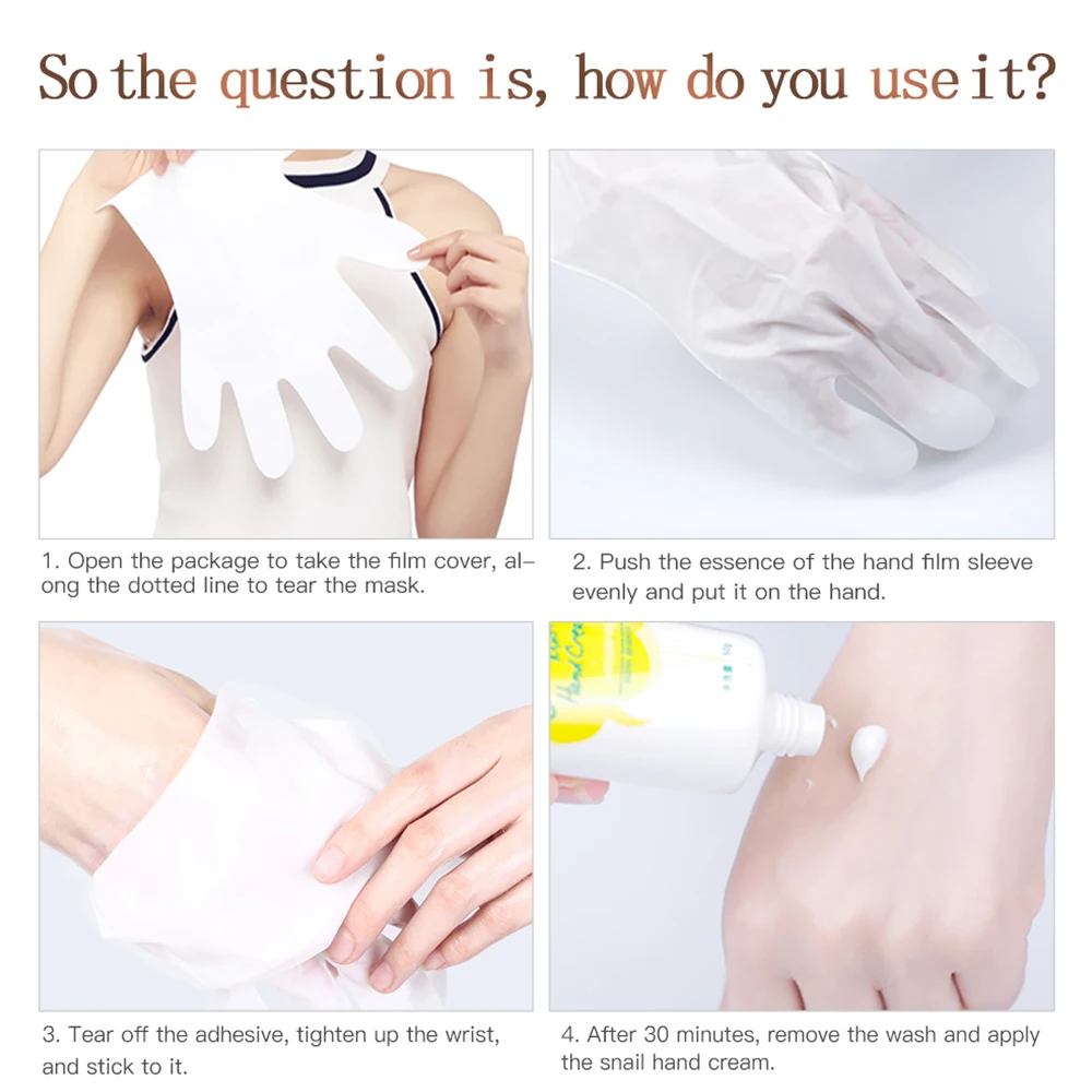 Сыворотка с экстрактом улитки увлажняющая омолаживающая маска для рук супер