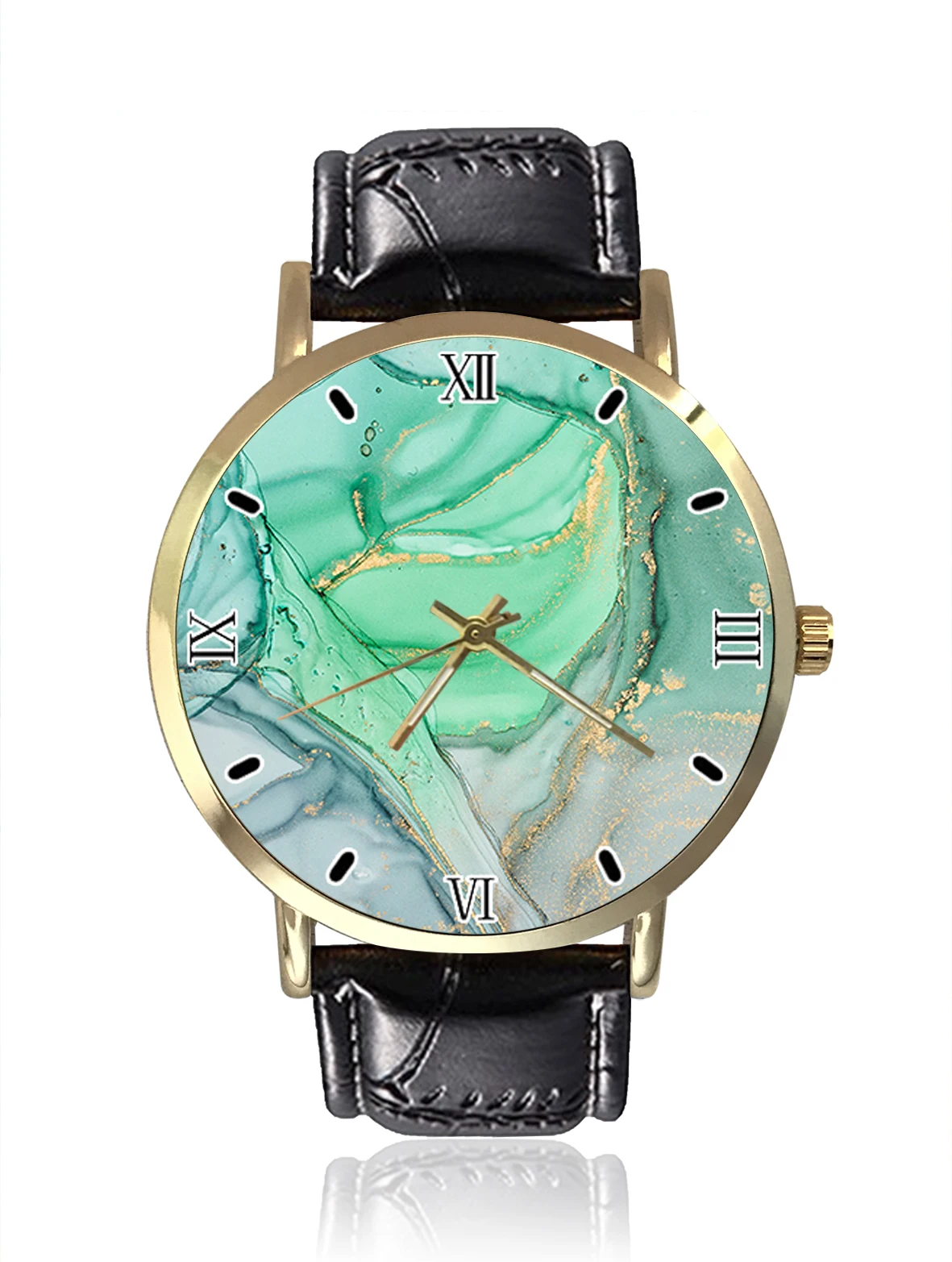 

2021 Men's Minimalist Fashion Quartz Watch Leather Belt Quartz Elegant Ultra Thin Watch Business Clock Simple Design Fa