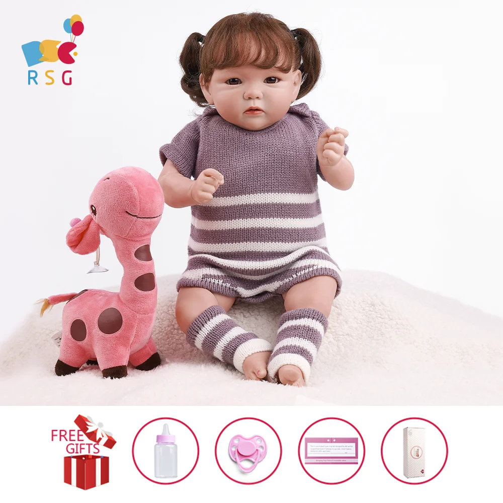 Реалистичные куклы Младенцы RSG мягкие виниловые силиконовые для новорожденных