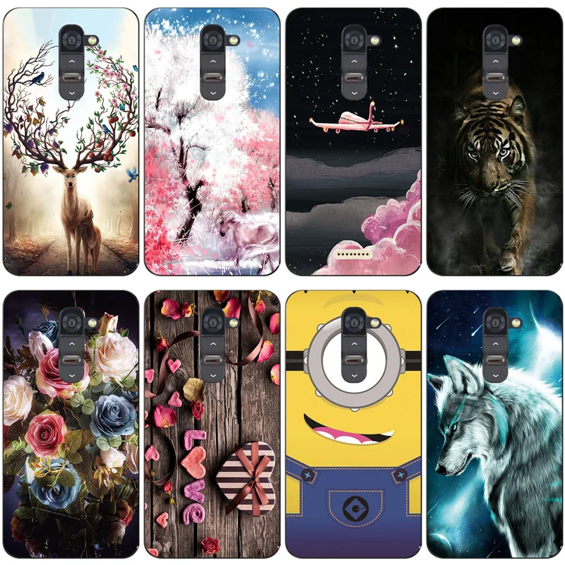 Для LG G2 D801 D802 5 2 дюймов мягкая ТПУ силиконовый Цвет Краски DIY чехол мобильный