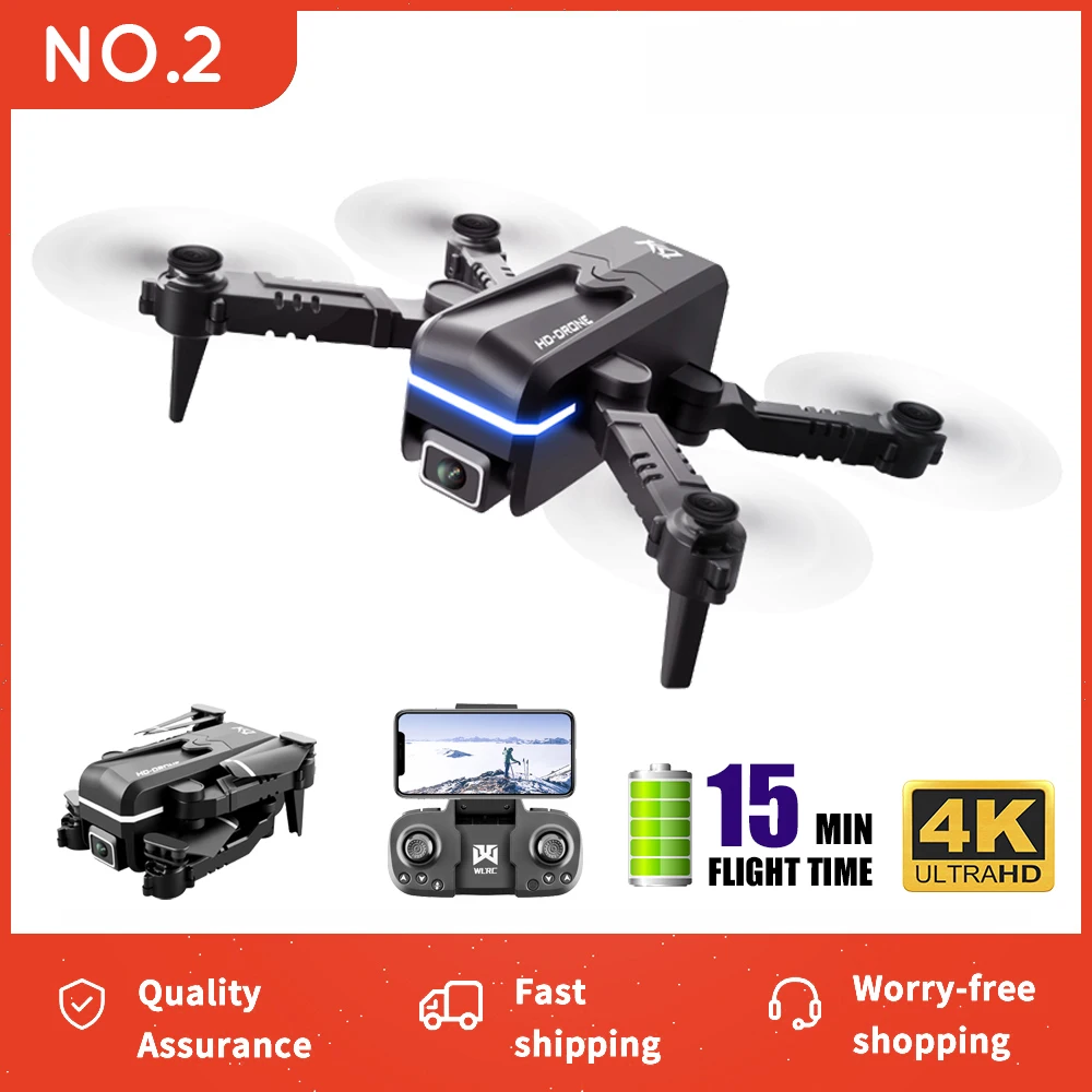 

KK1 Mini Drone 4K HD with Camera Altitude Hold Headless 360 Degree 50x Zoom Real-Time Transmission Foldable Drones RC Quadcopter