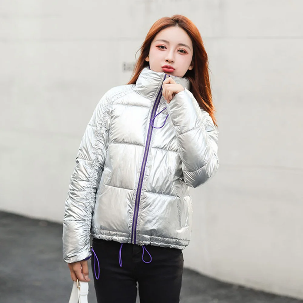 New Women Down Coat Autumn Winter White Duck Cotton Padded Jacket Female Slim Overcoat Fashion Outerwear Warm Coats clothing | Женская