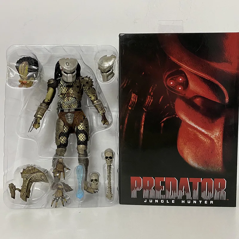 

Jungle Hunter Predator NECA Figure Aliens vs Predator Xenomorph Alien Elder Predator Gold Kenner Leader Clan Chief Action Figure