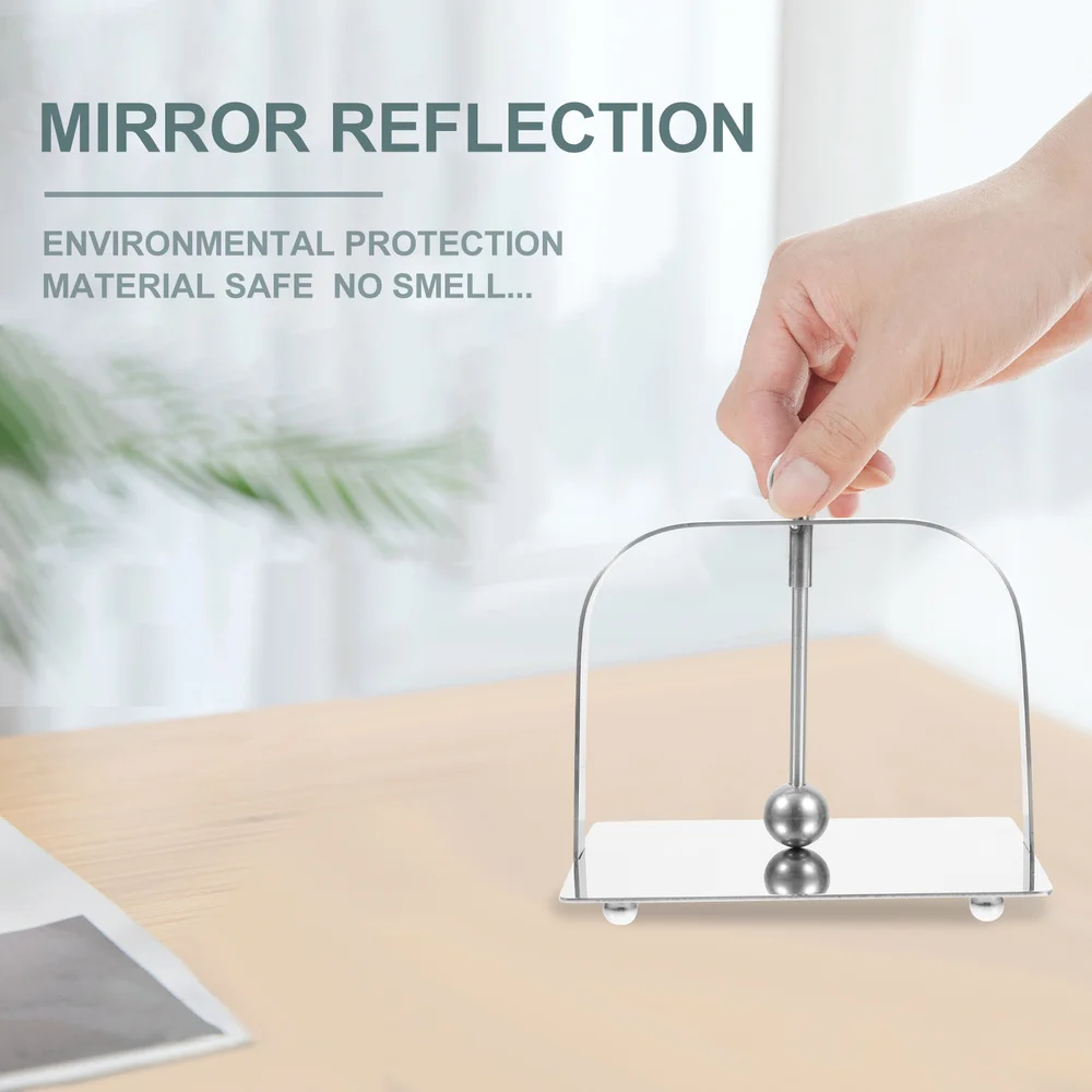 

1pc Desktop Napkin Stand Stainless Steel Fixing Serviette Holder for Table