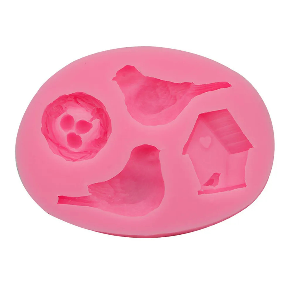 

Bird Nest and Egg Shape Silicone Molds Fondant Cake Tool for Cupcake Decorating Sugarpaste Craft Bakeware
