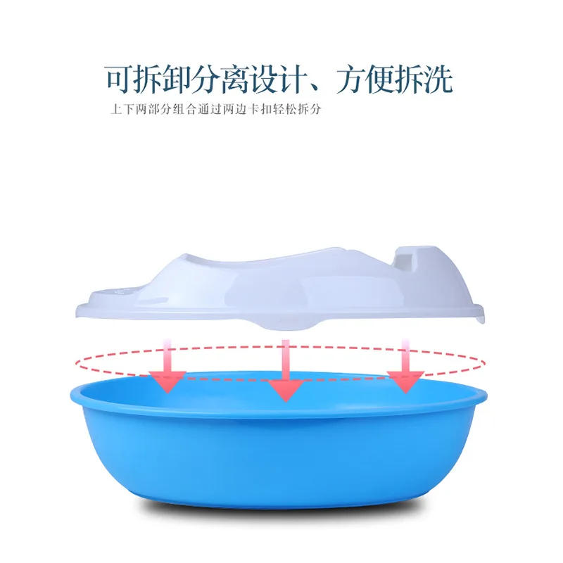 Товары для собак и кошек полузакрытый Овальный Кошачий наполнитель песочный