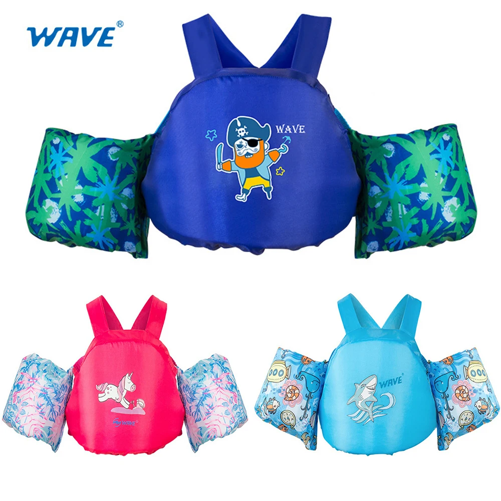 

Новинка, детский плавающий жилет с кольцом, мультяшный жилет из пенопласта для мальчиков и девочек, спасательные жилеты, плавучий жилет для ...