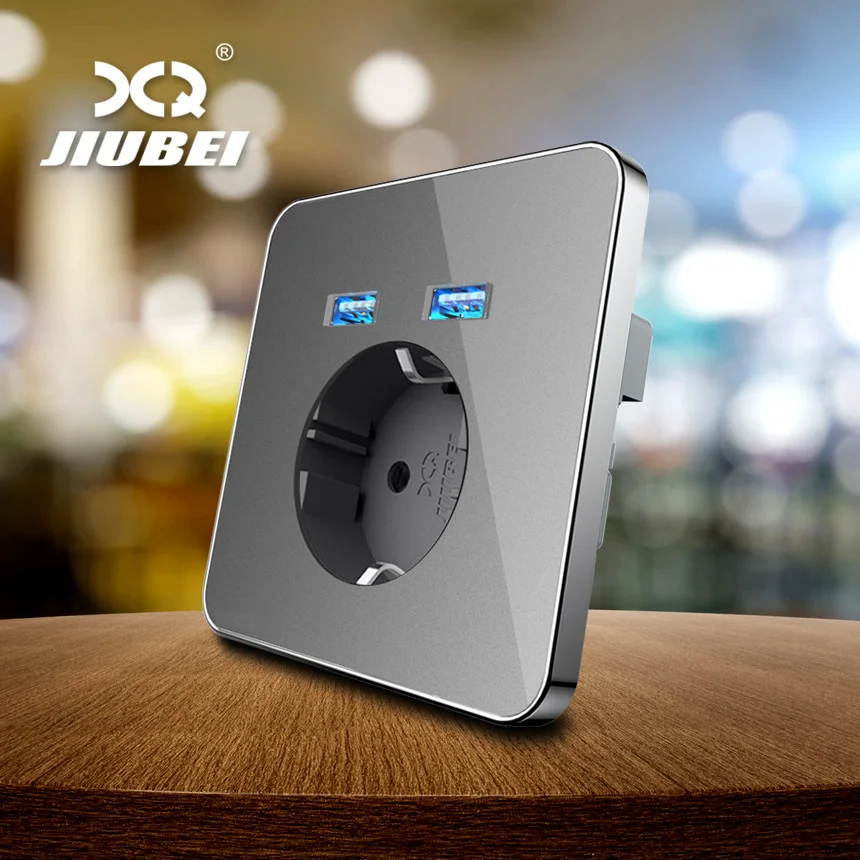 Jiubei умный дом 2A Dual USB Порты и разъёмы стены Зарядное устройство зарядный адаптер