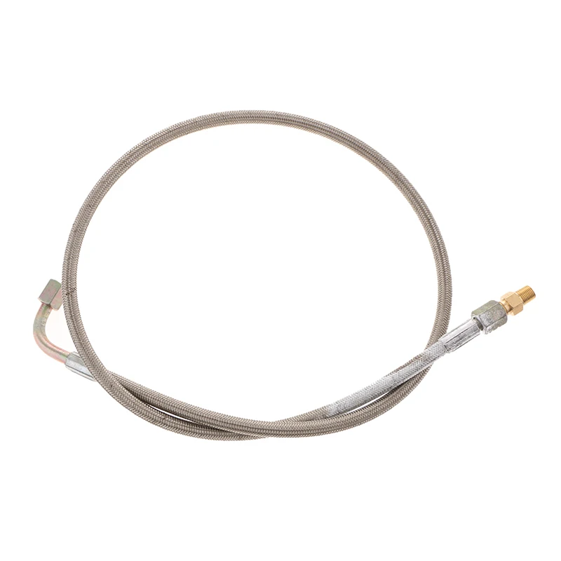 Шланг для подачи масла Turbo 24 дюйма стальной Плетеный 4AN 90 градусов прямой PTFE |