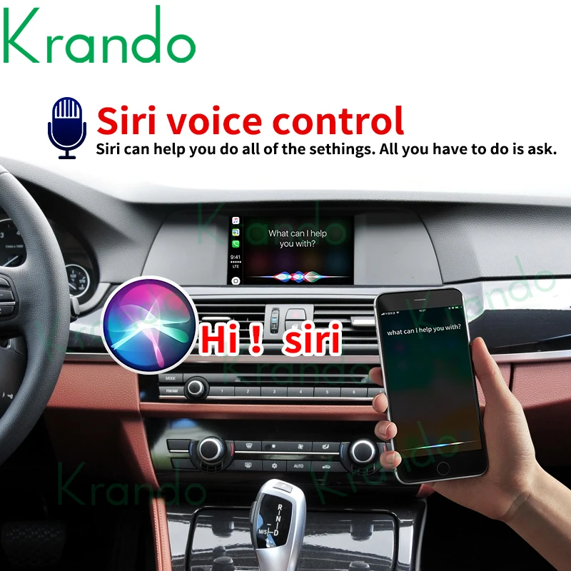 Krando Android Автоматическая беспроводная Apple CarPlay интерфейсная Модифицированная