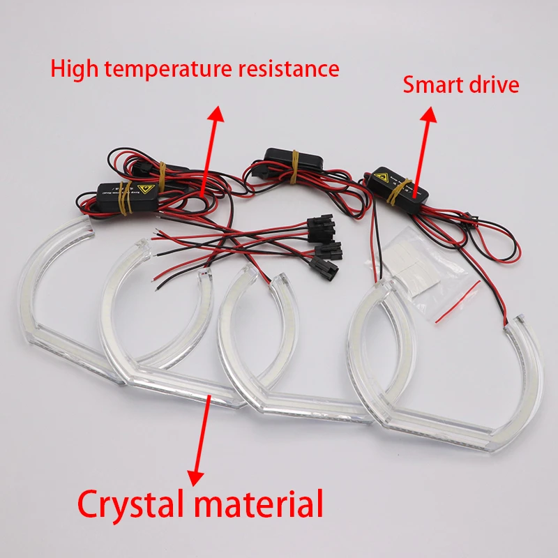 СВЕТОДИОДНЫЙ LED Angel Eye 6000K белое кольцо ореола DRL дневсветильник для BMW X3 F25 2010-2014