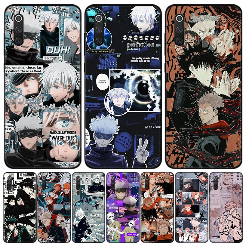 

Jujutsu Kaisen Gojou Satoru Phone Case Funda For Xiaomi Redmi Note 10 Pro 10S 9 9S 8 8T 8 Pro 9A 9C 8A 7 7A 6 6A K20 Cover Coque