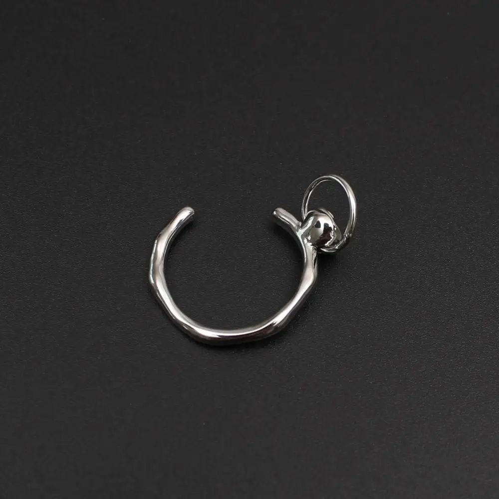 Элегантное открытое регулируемое кольцо неправильной формы для мужчин и женщин